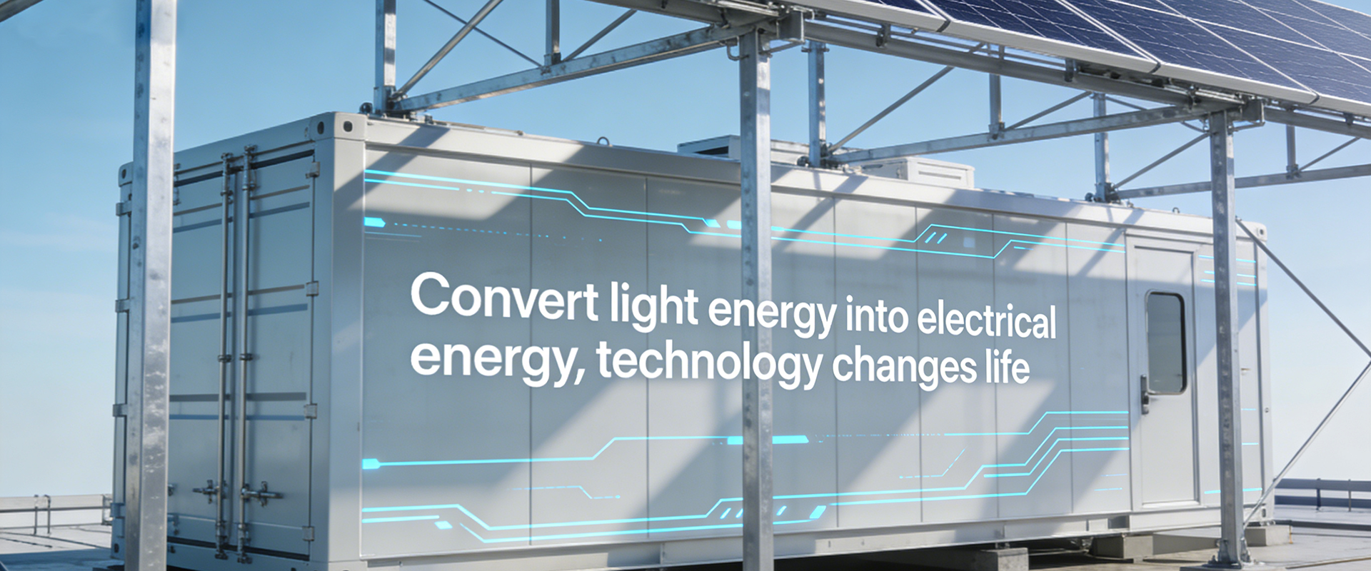 Prefabricated Cabin for Solar Storage Use