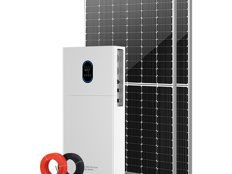 Off-Grid Solar Battery System for Home