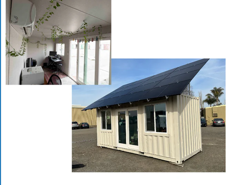 High Cube Solar Shipping Container House