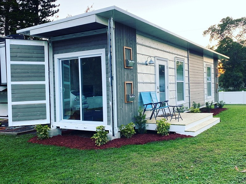 40' solar energy cabinet