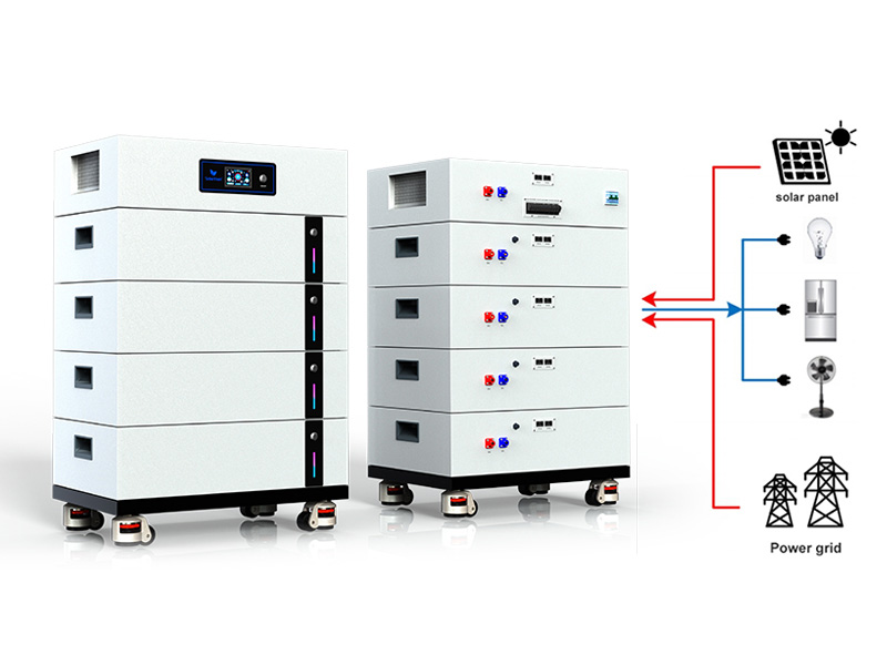 10KW Stacked Home Energy Storage System
